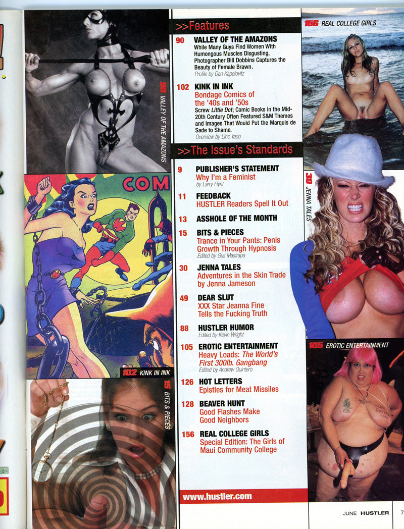 HUSTLER June 2003 magazine