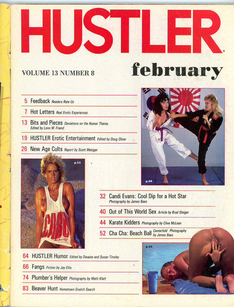 HUSTLER February 1987 magazine