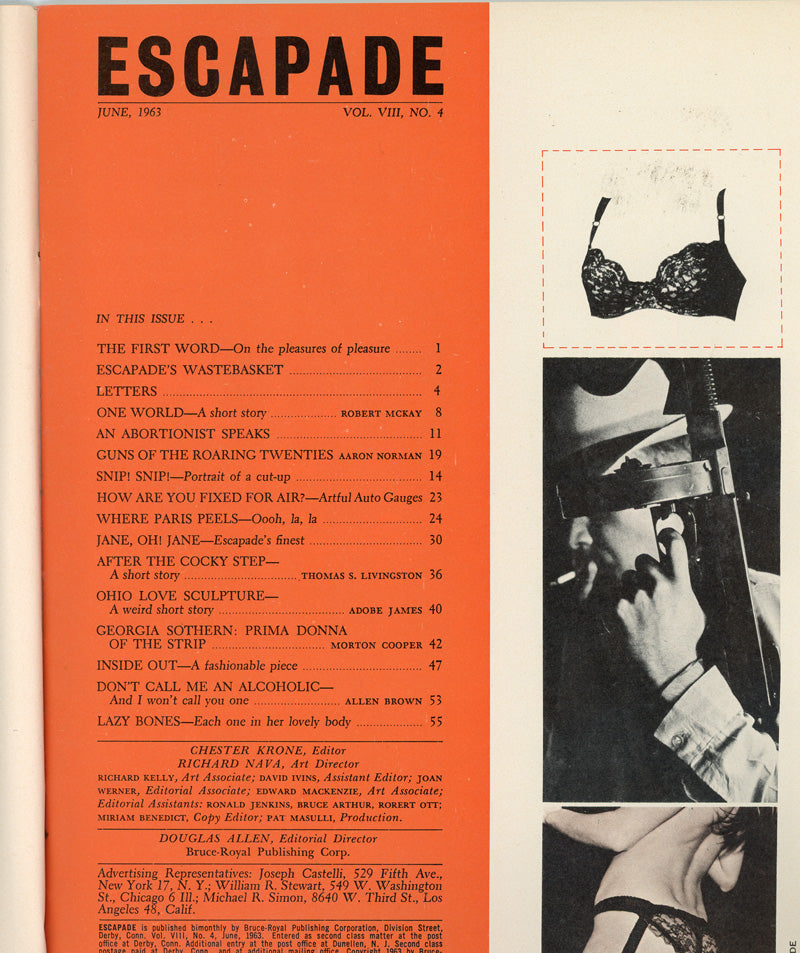 ESCAPADE June 1963 magazine