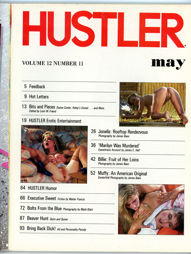 HUSTLER May 1986 magazine