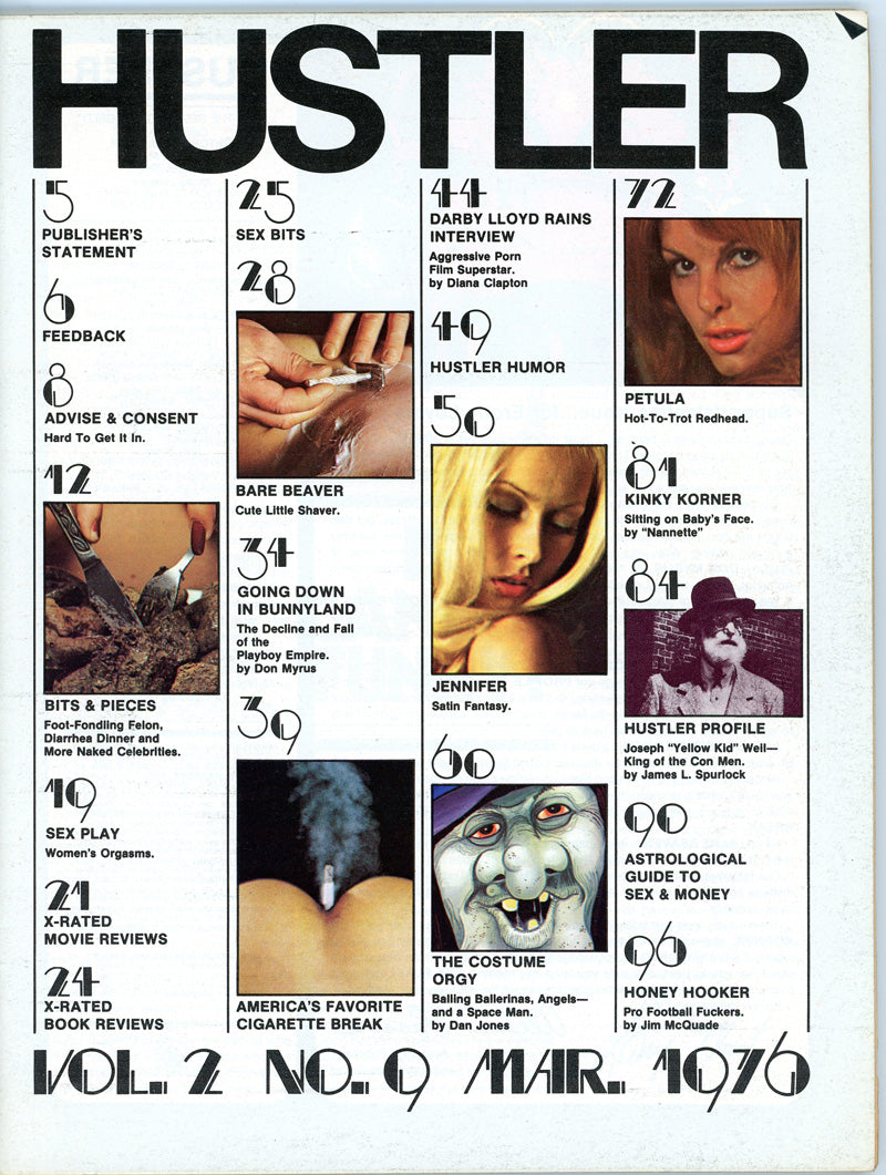 HUSTLER March 1976 magazine