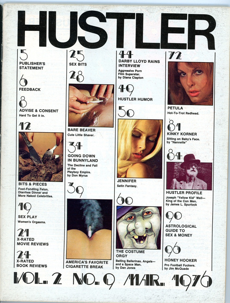 HUSTLER March 1976 magazine