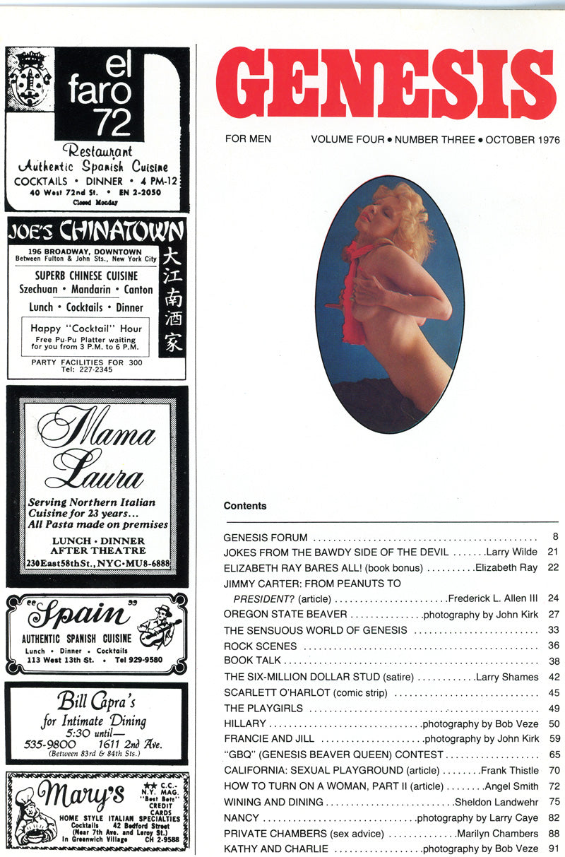 GENESIS October 1976 magazine