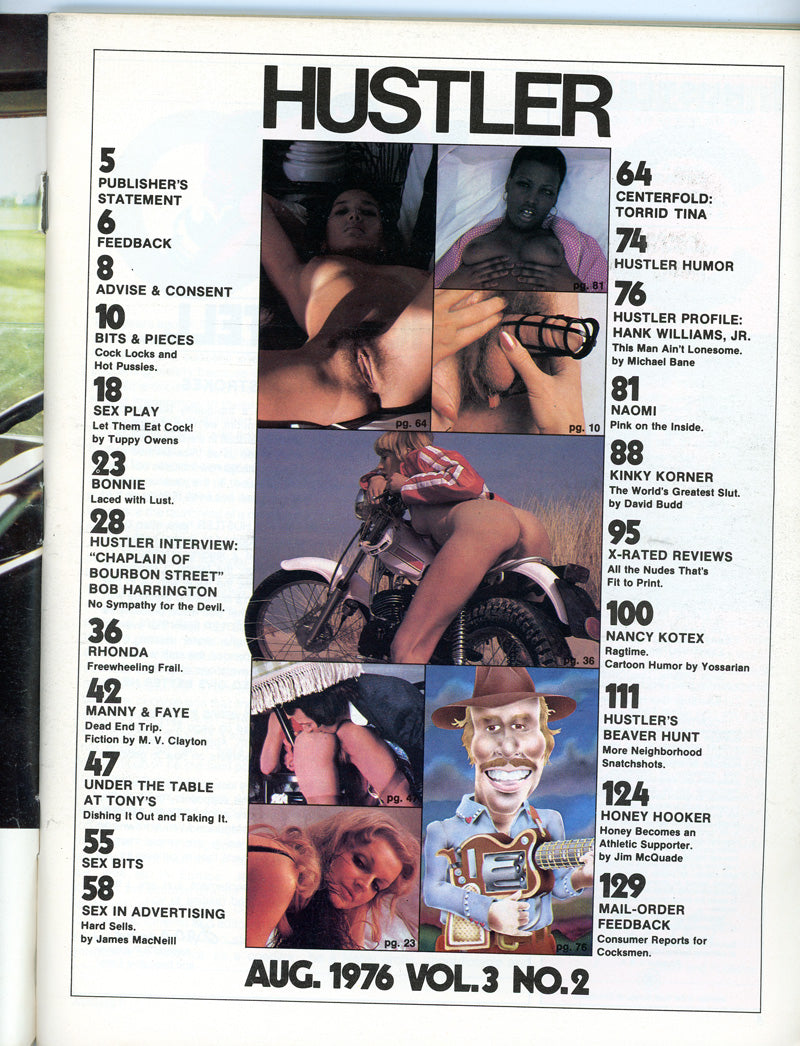 HUSTLER August 1976 magazine
