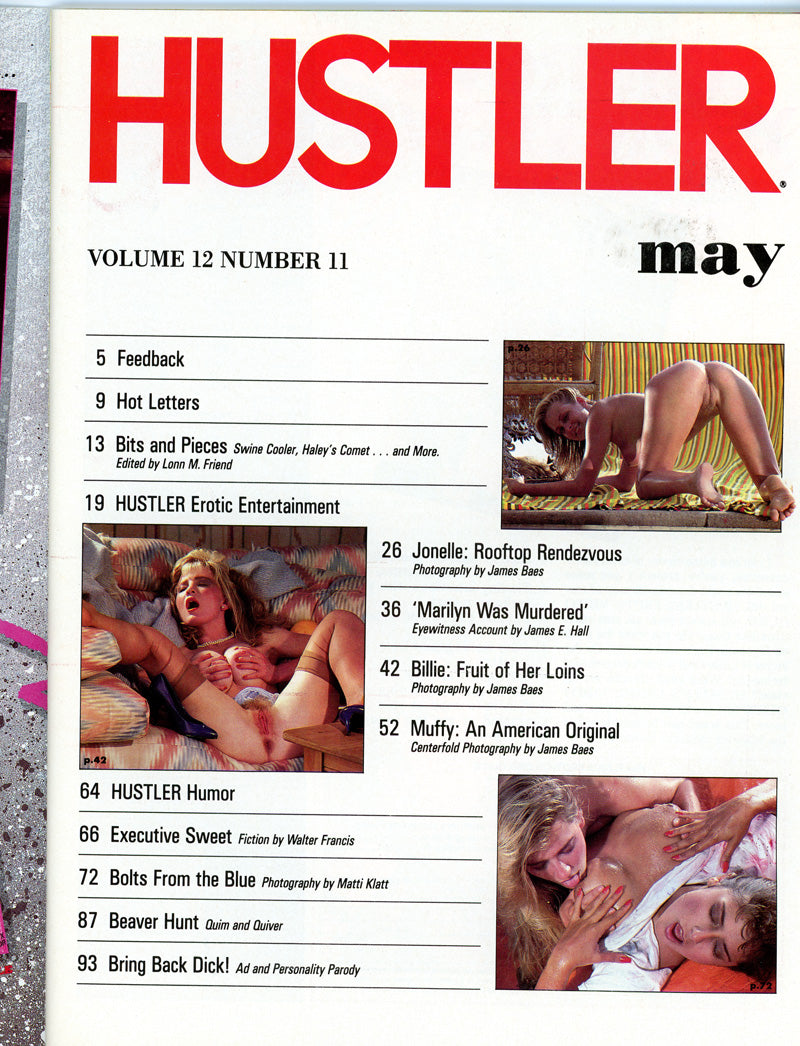 HUSTLER May 1986 magazine