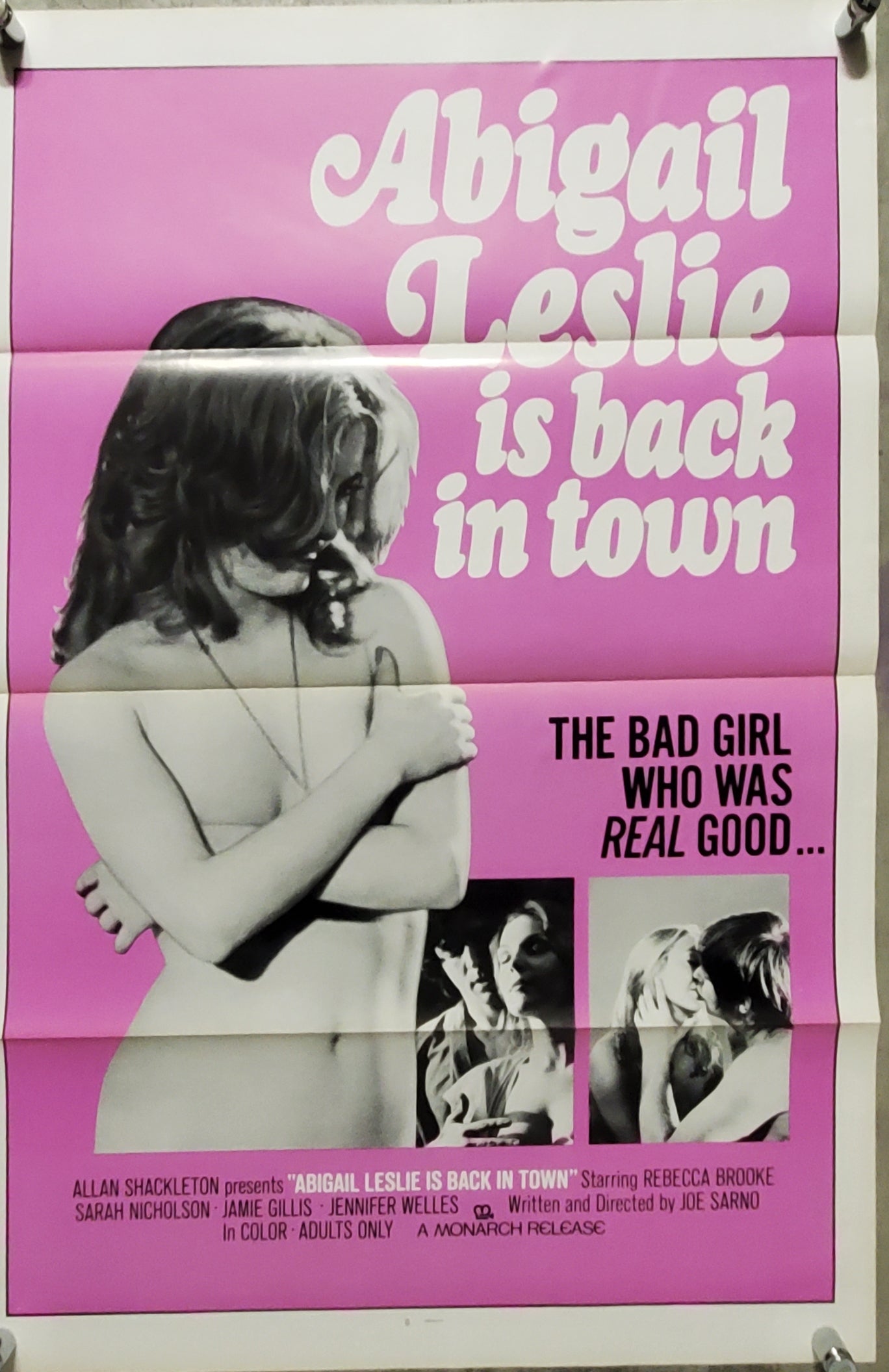 ABIGAIL LESLIE IS BACK IN TOWN movie poster