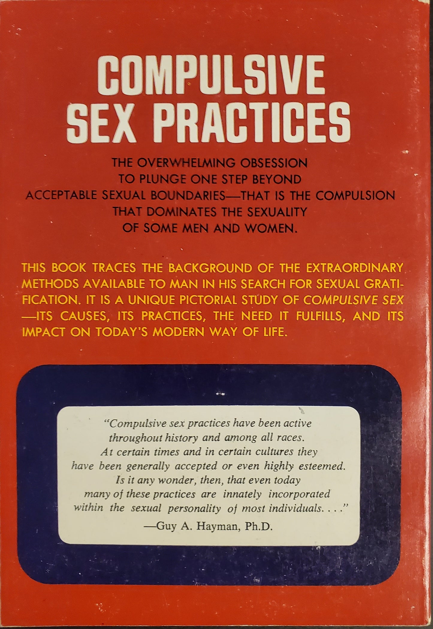 COMPULSIVE SEX PRACTICES Vol. 2 Book