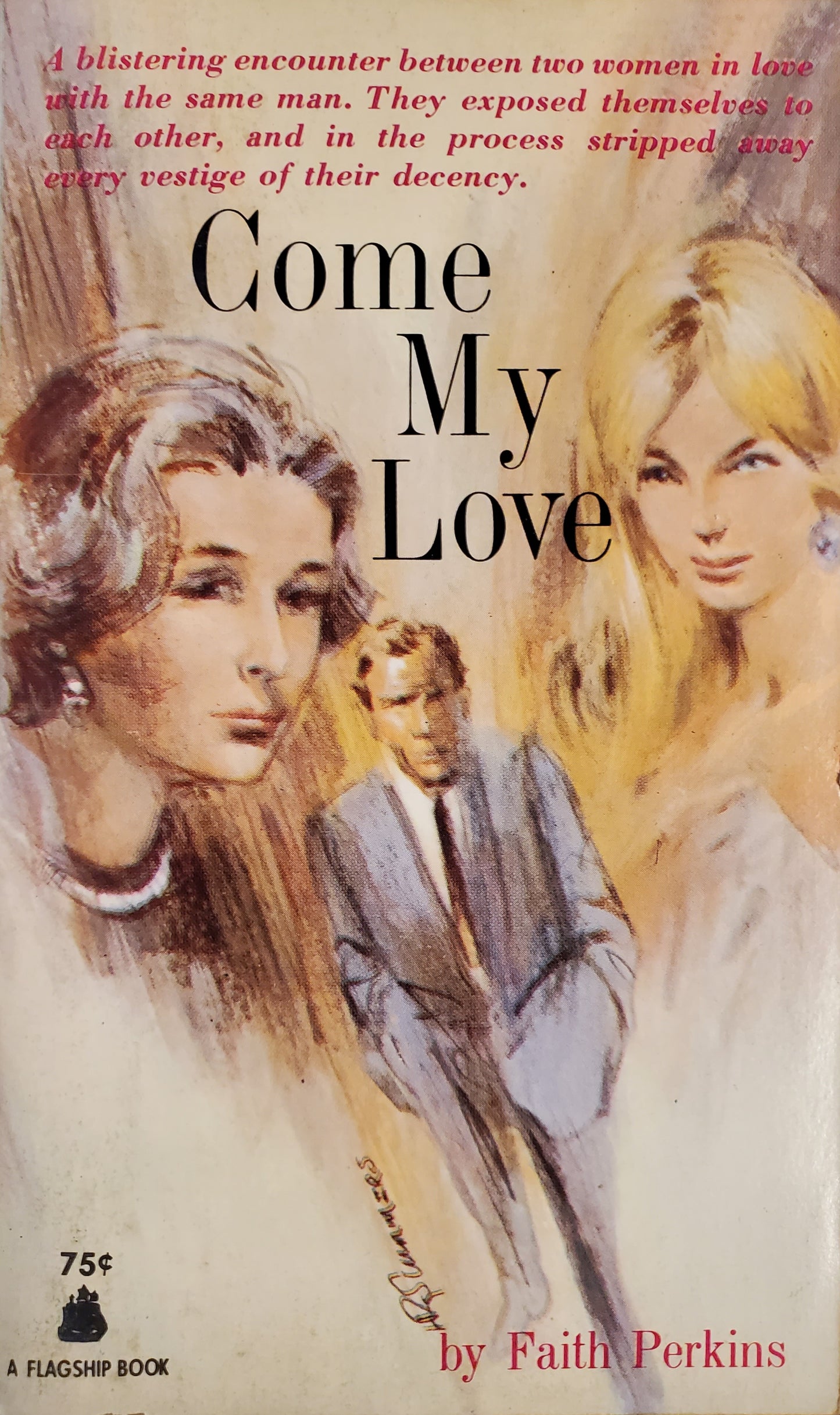 COME MY LOVE by Faith Perkins paperback book