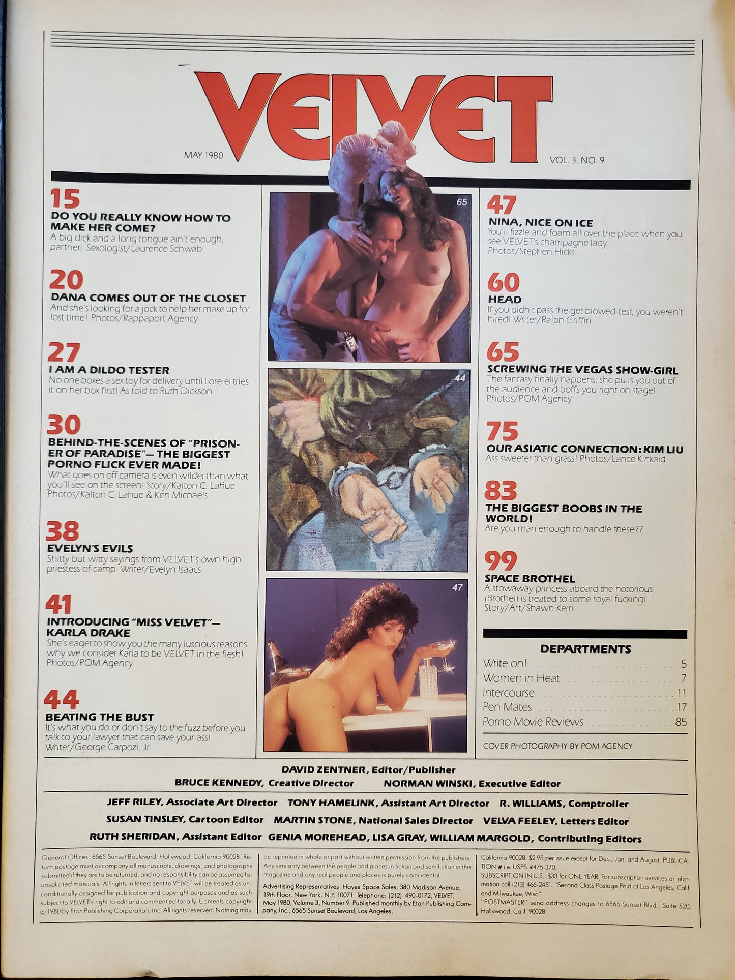 VELVET May 1980 magazine