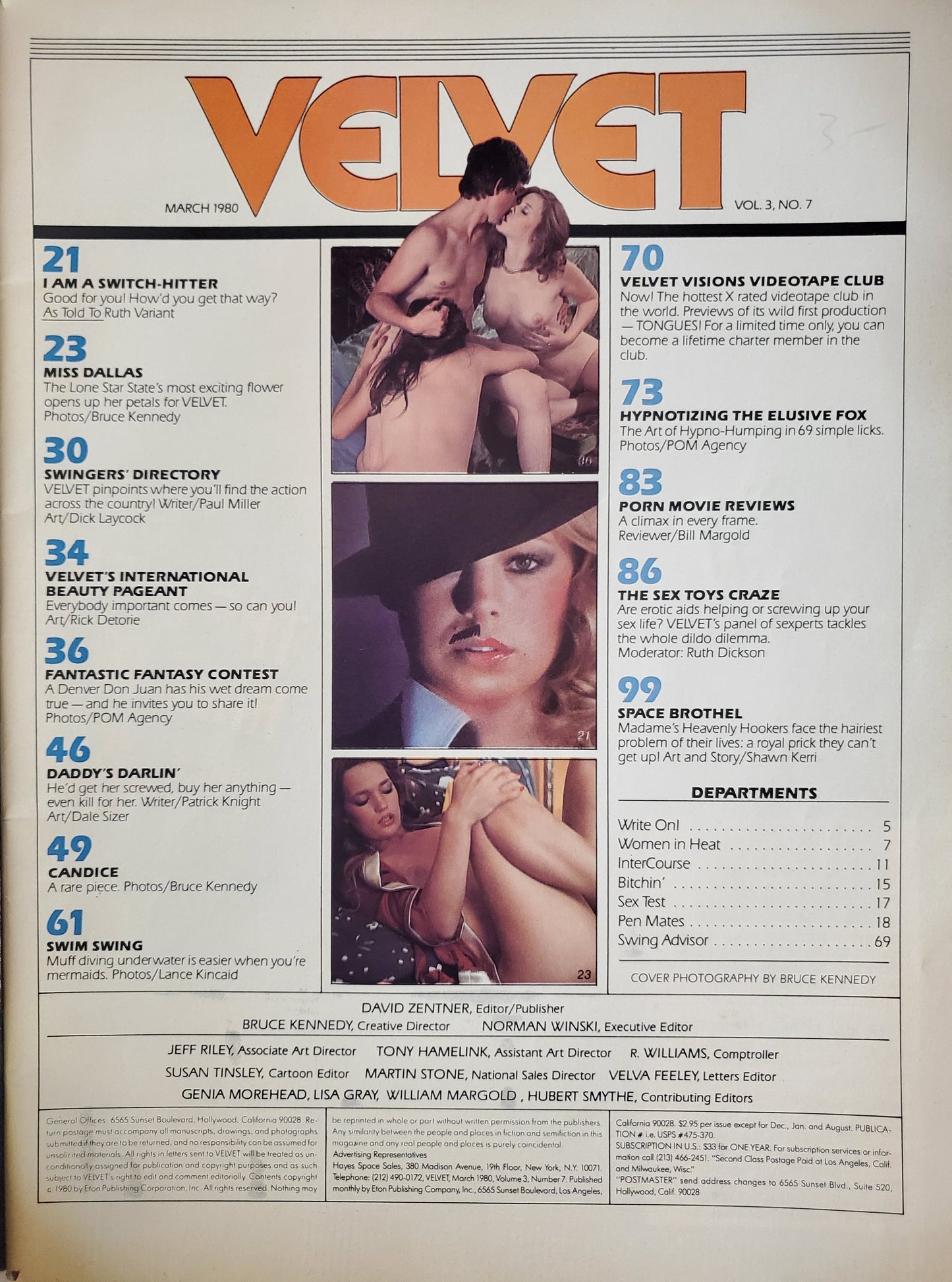 VELVET March 1980 magazine