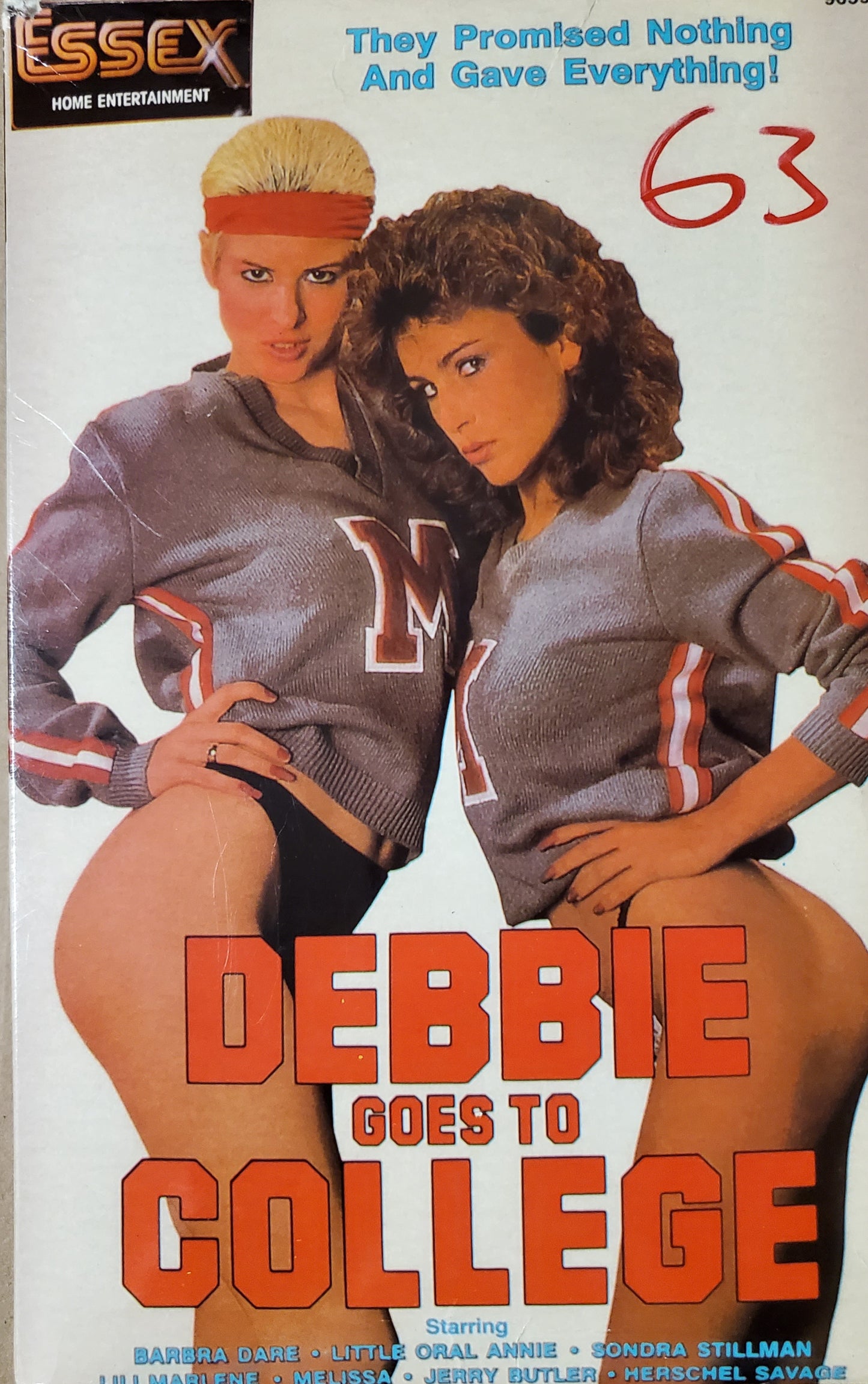 DEBBIE GOES TO COLLEGE movie VHS