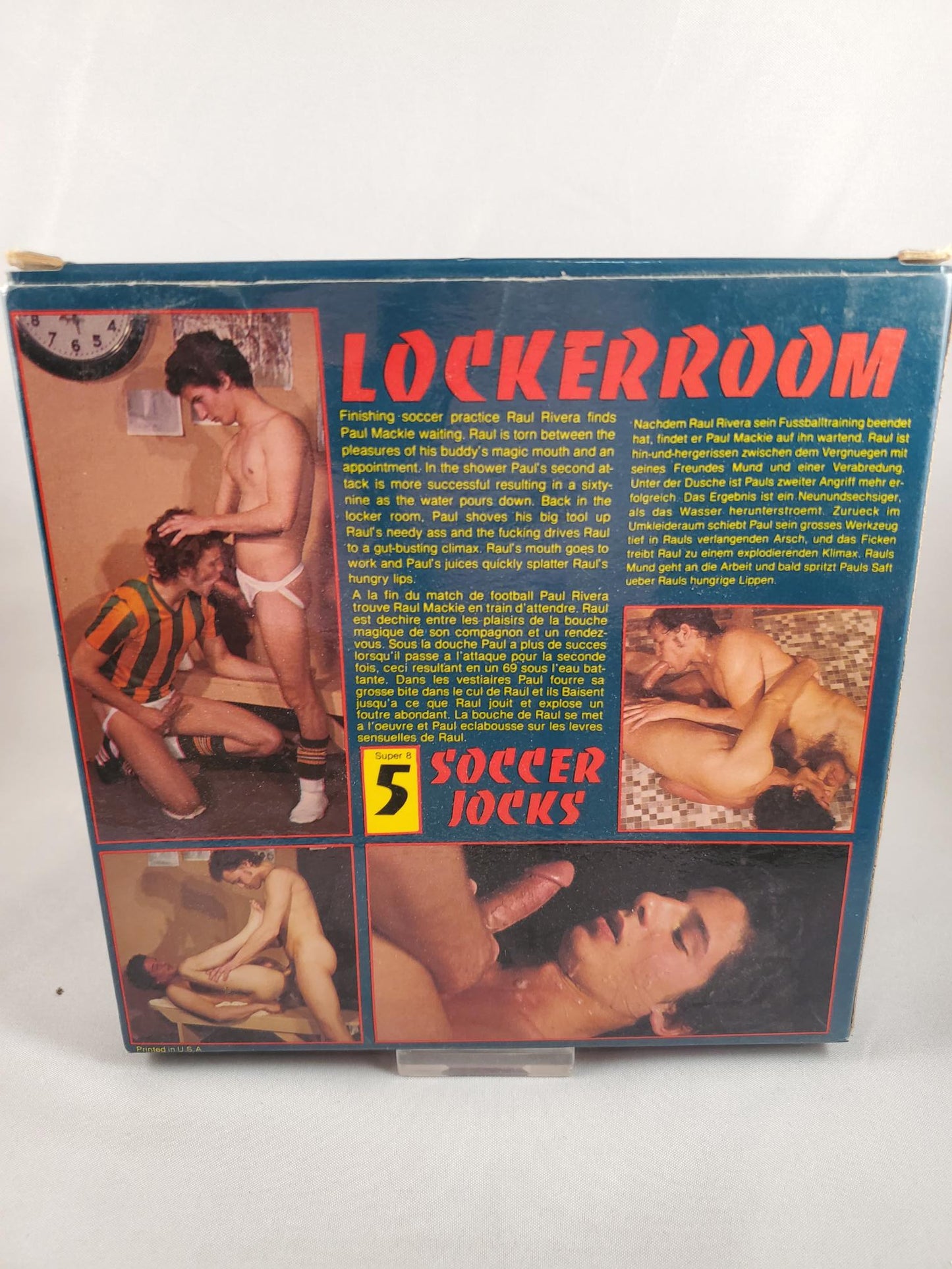 LOCKERROOM: SOCKER JOCKS (ALL MALE) Super 8mm film