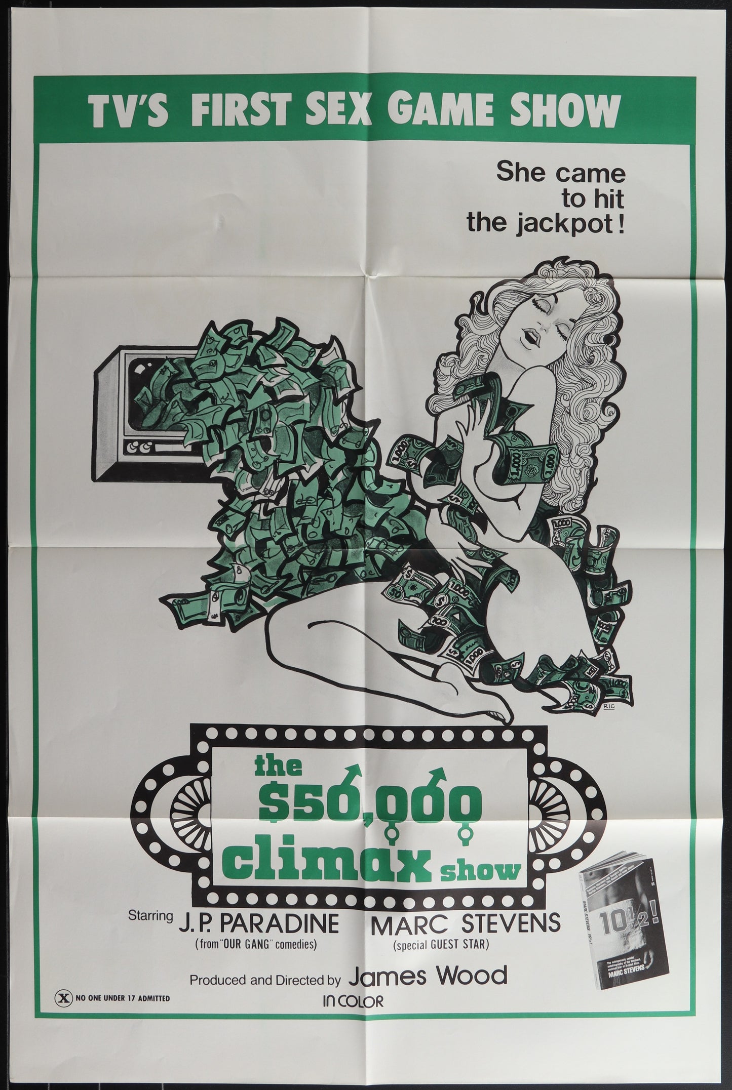 $50,000 CLIMAX SHOW (folded) movie poster