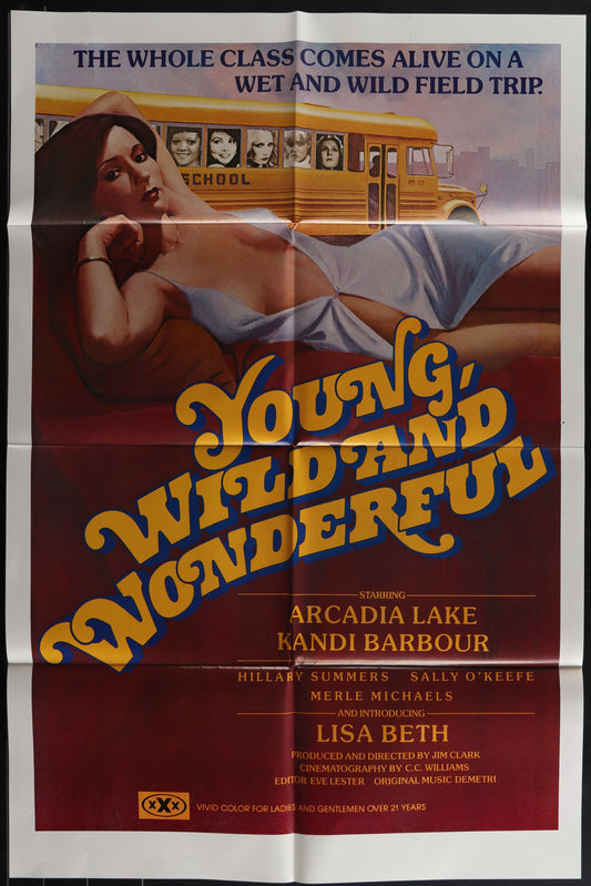 YOUNG WILD AND WONDERFUL (folded) movie poster