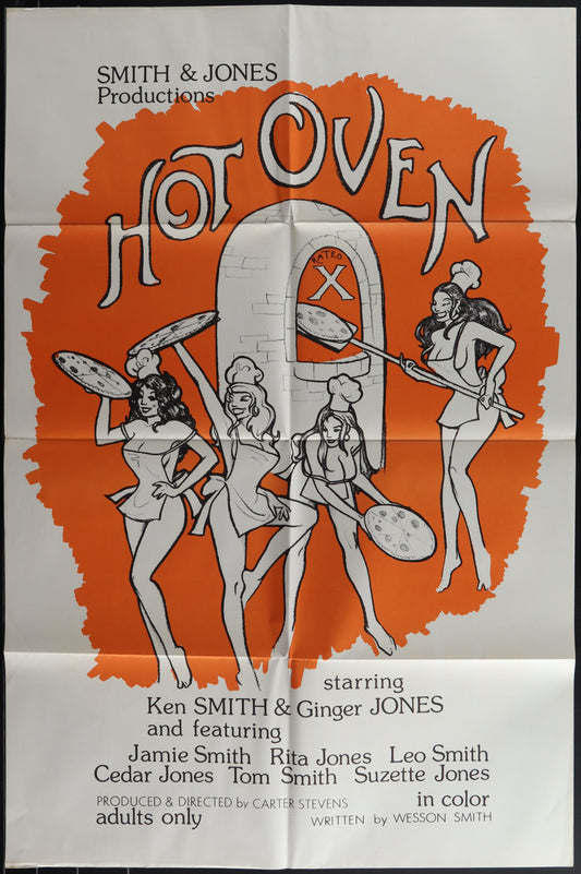 HOT OVEN (folded) movie poster