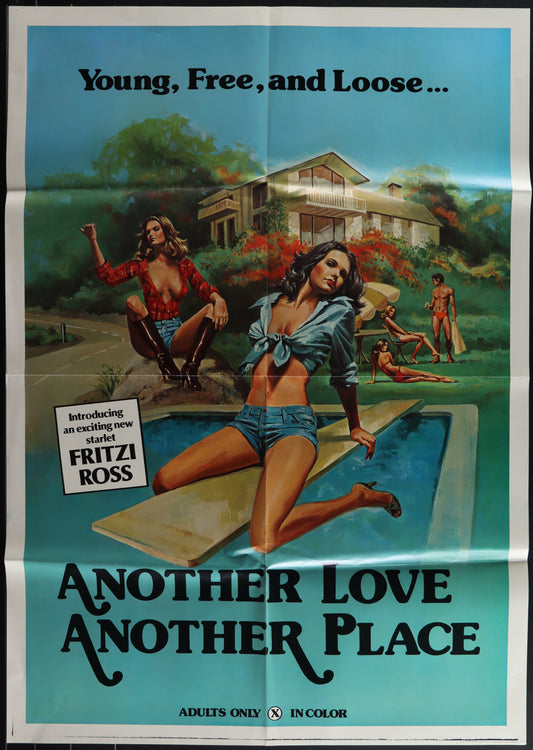ANOTHER LOVE ANOTHER PLACE (folded) movie poster