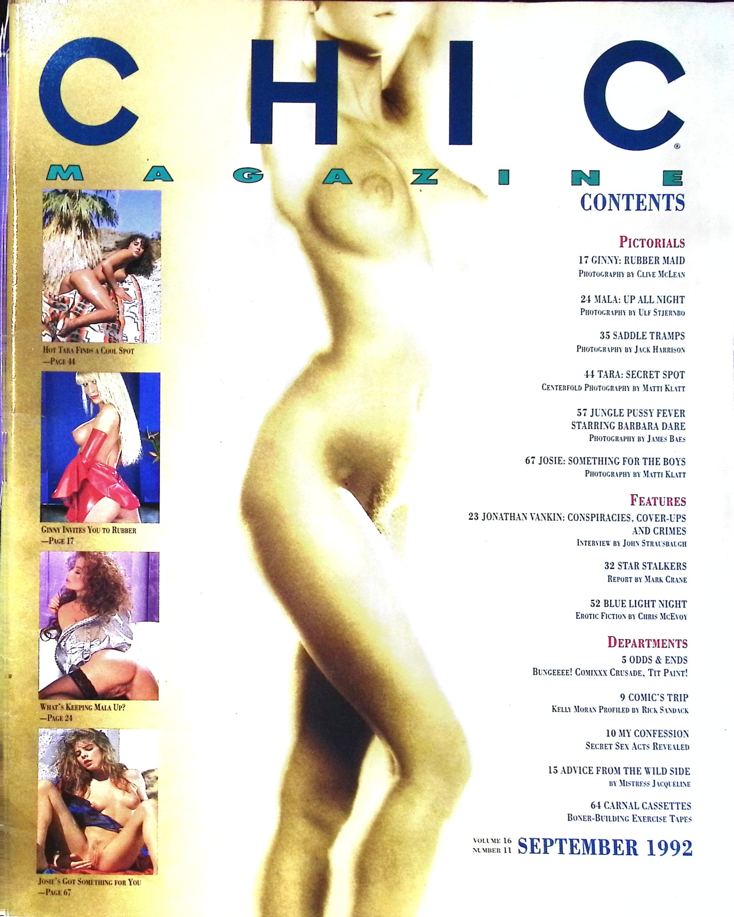 CHIC September 1992 magazine