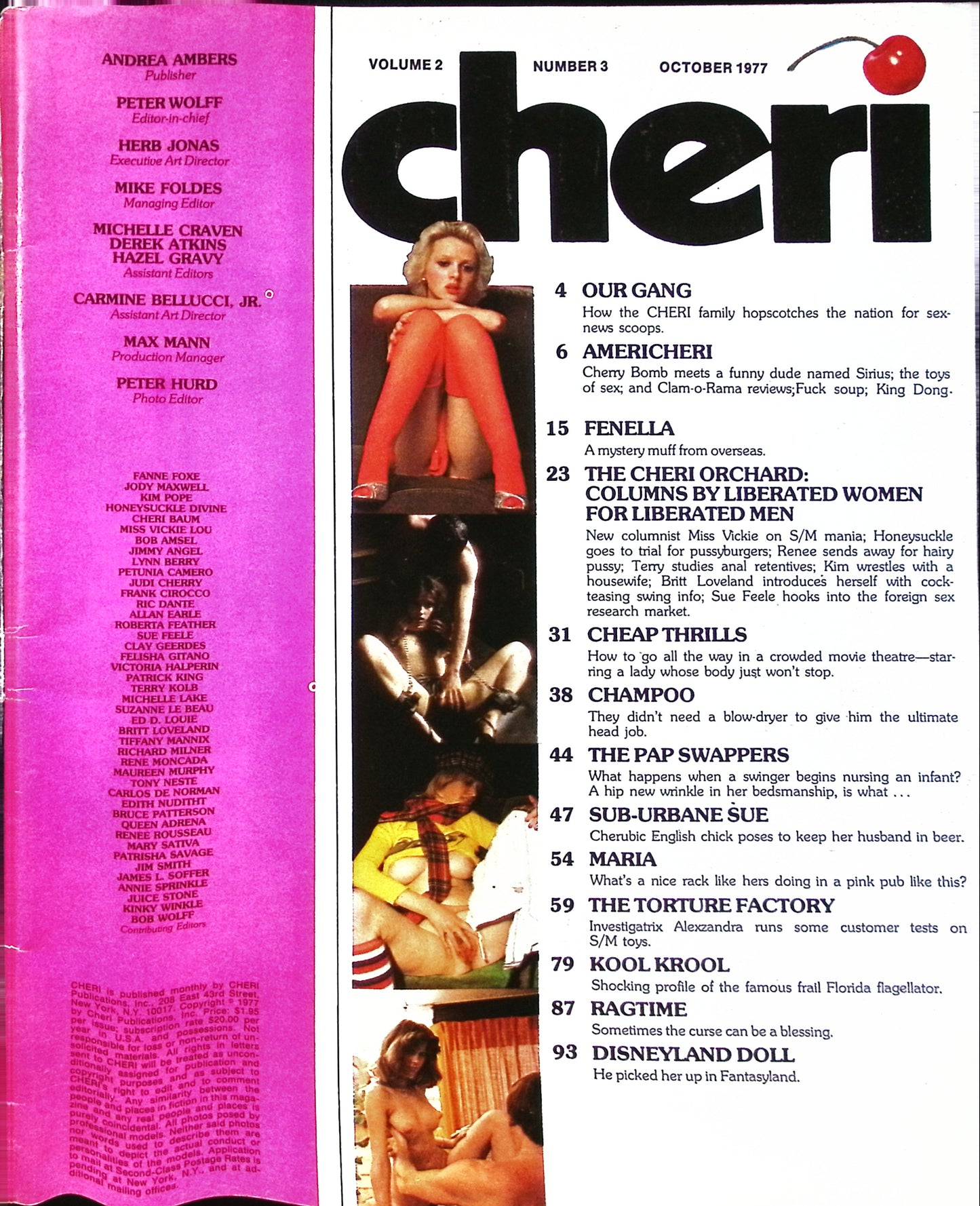 CHERI October 1977 magazine
