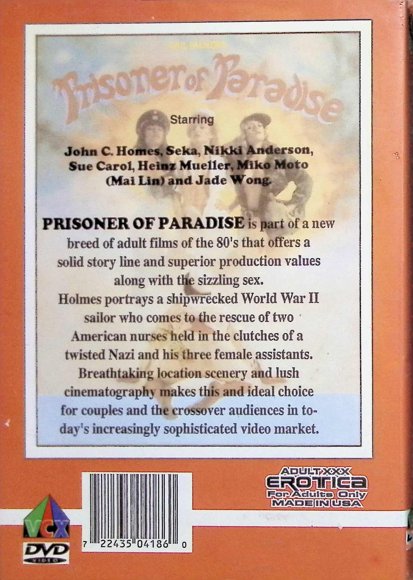 PRISONER OF PARADISE movie DVD