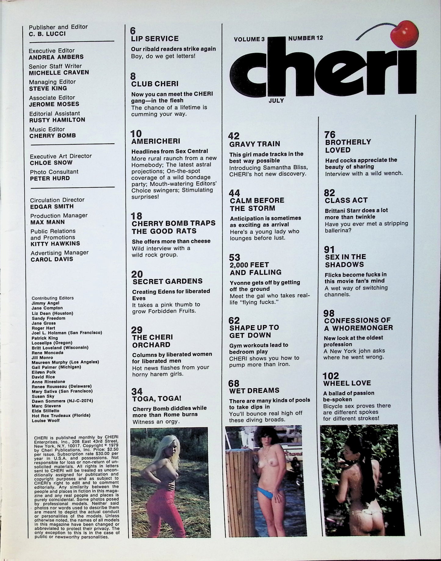 CHERI July 1979 magazine