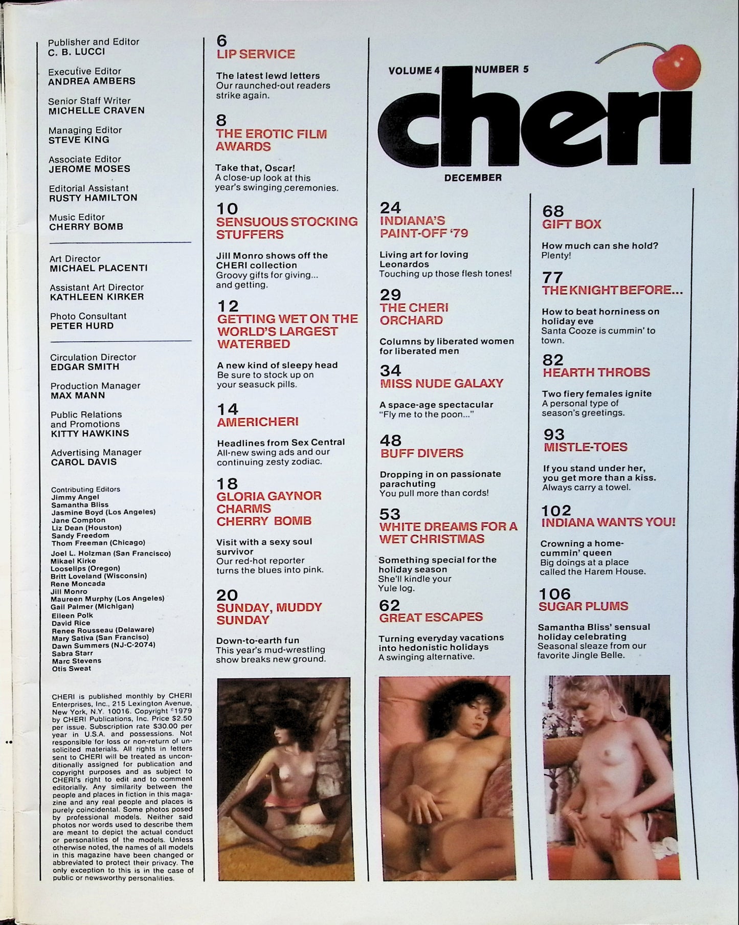 CHERI December 1979 magazine