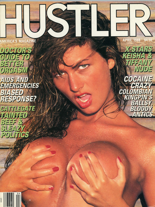 HUSTLER April 1988 magazine