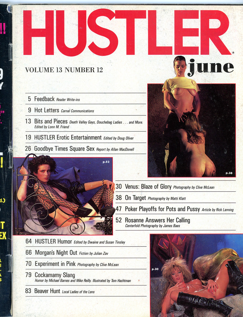 HUSTLER June 1987 magazine