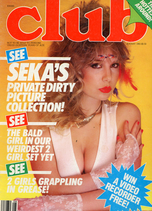 CLUB August 1983 magazine