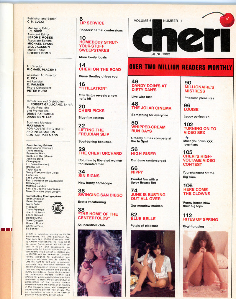 CHERI June 1982 magazine