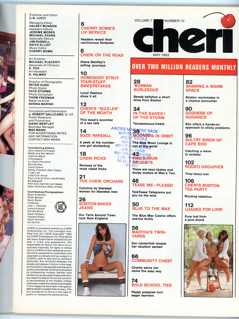 CHERI May 1983 magazine