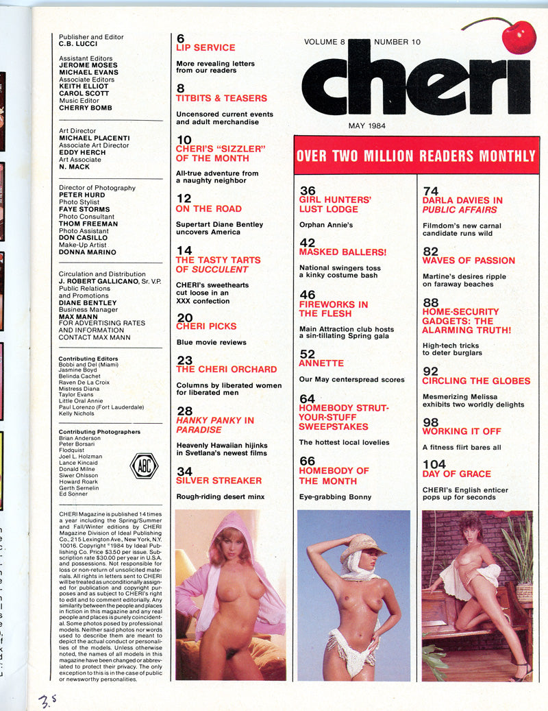 CHERI May 1984 magazine