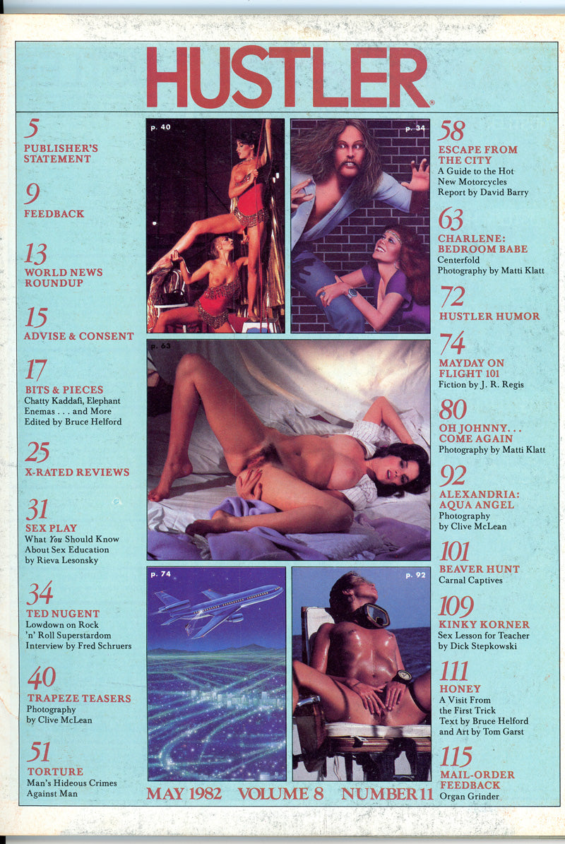 HUSTLER May 1982 magazine