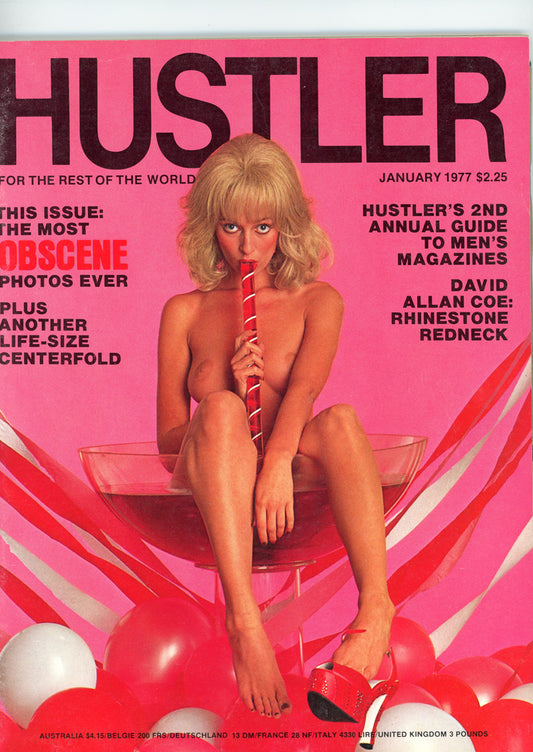 HUSTLER January 1977 magazine
