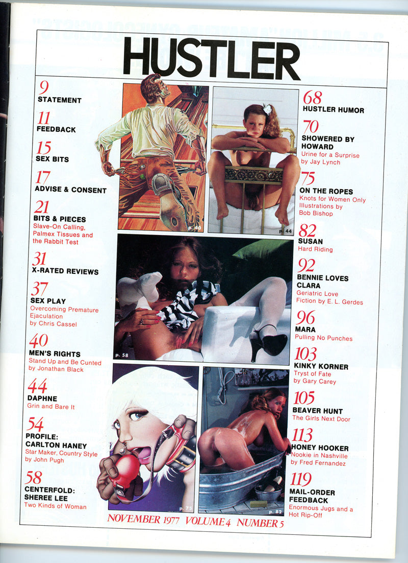 HUSTLER November 1977 magazine