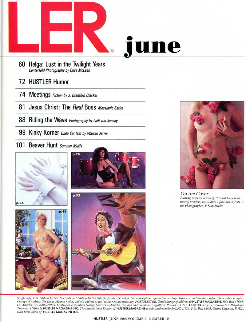 HUSTLER June 1985 magazine