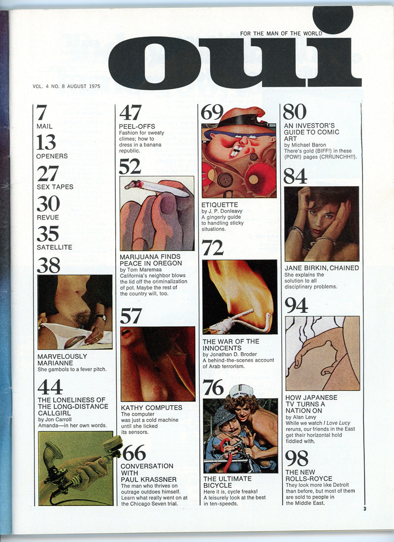 OUI August 1975 magazine