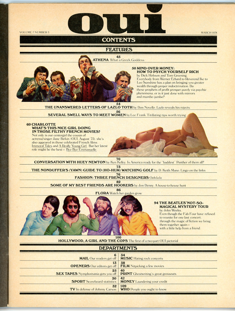 OUI March 1978 magazine