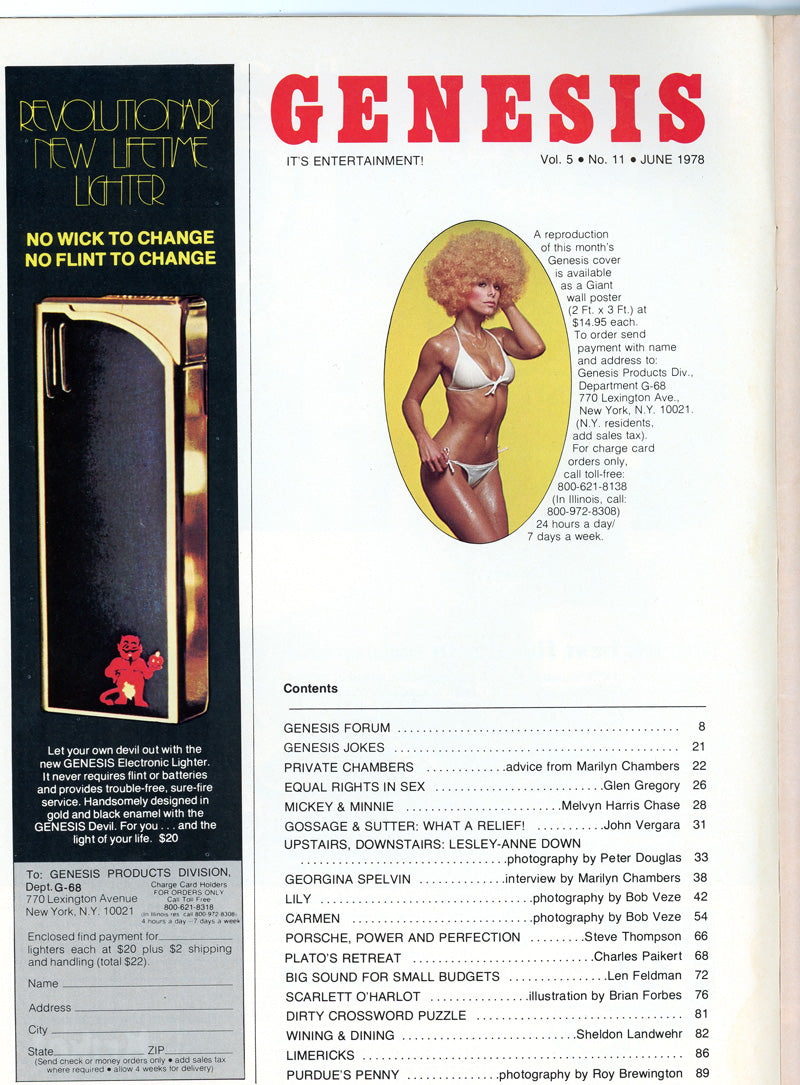 GENESIS June 1978 magazine