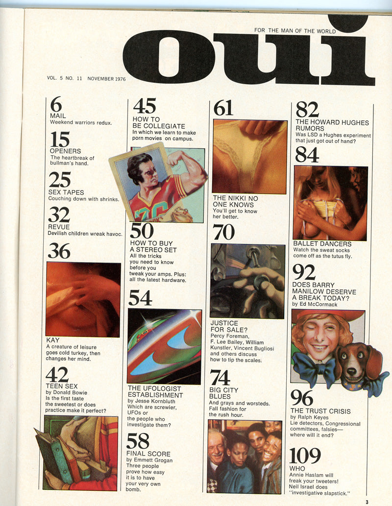 OUI December 1976 magazine