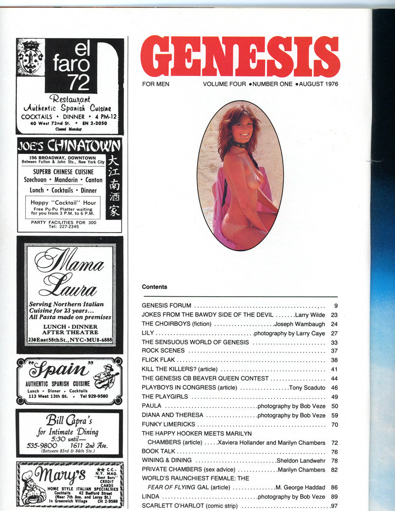 GENESIS August 1976 magazine