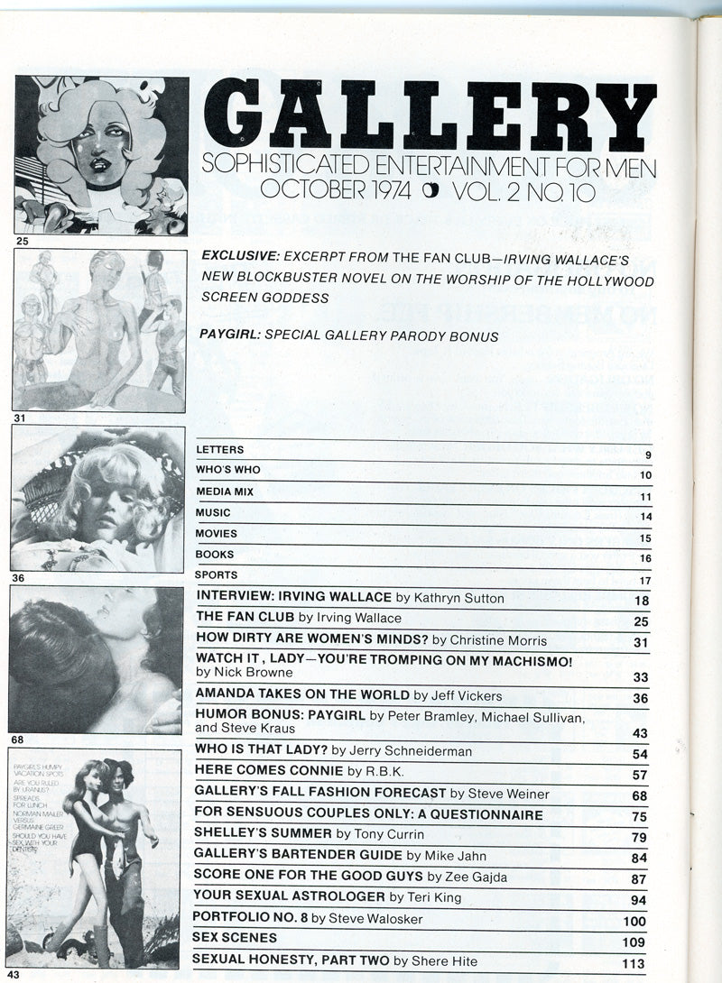 GALLERY October 1974 magazine