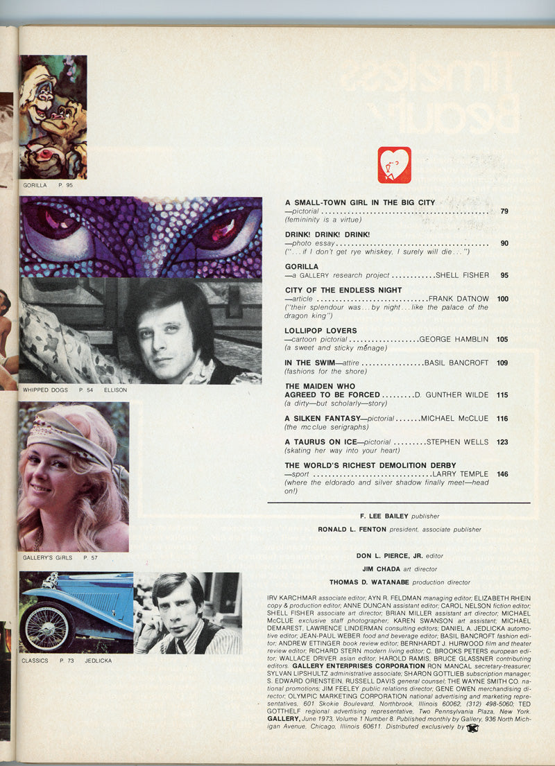 GALLERY June 1973 magazine
