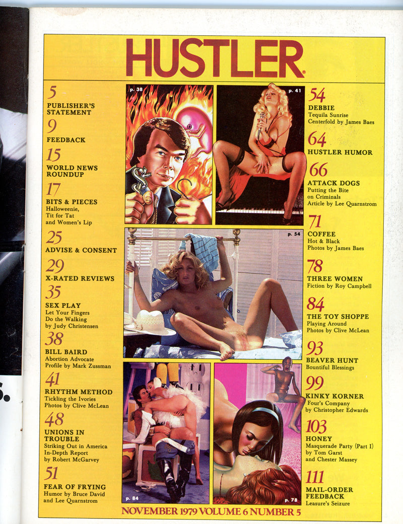 HUSTLER November 1979 magazine