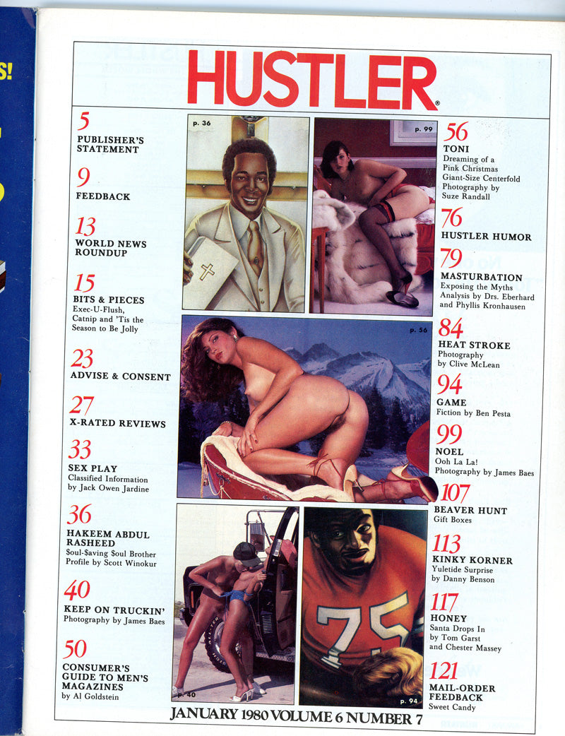 HUSTLER January 1980 magazine