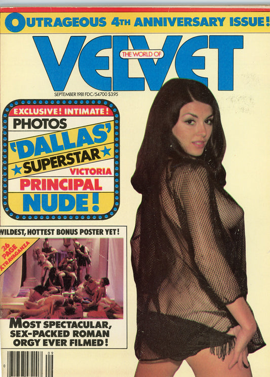 VELVET September 1981 magazine